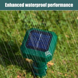 Gopher Repellents | Waterproof Solar Mole Repellents Ultrasonic,Ultrasonic Rodents Spikes Animal Control Gopher Repeller for Chipmunk, Squirrel & Mice