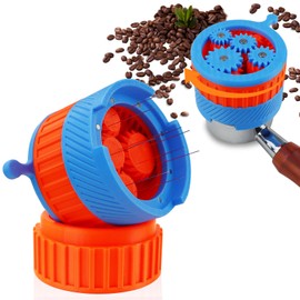 GUSUCIN Spirographic Espresso WDT Tool, Espresso Distribution Tools Compatible with Breville 54MM Portafilter Baskets, Geared Spinning Espresso Needle Stirrer, Espresso Machine Accessories Tool