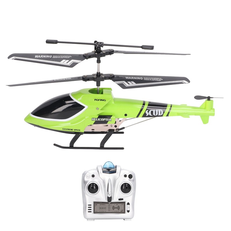Remote Control Helicopter 2.4G Fixed Height Green Plastic Mini RC