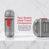 2Pcs Travel Soap Case, Portable Soap Box with Draining Board