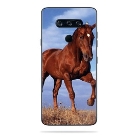 MightySkins Skin Compatible with LG V40 ThinQ - Horse | Protective, Durable, and Unique Vinyl Decal wrap Cover | Easy to Apply, Remove, and Change Styles | Made in The USA