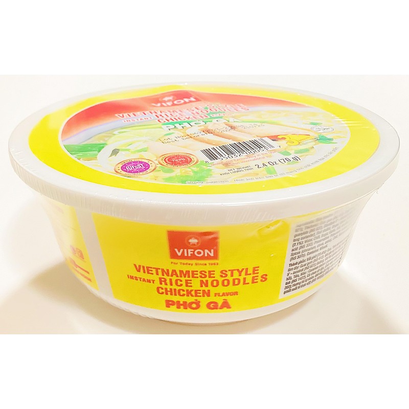Vietnamese Style Instant Rice Noodles, Chicken Flavor,Pho Ga, 2.4 Oz,Pack