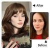 RPAEOY Clip-In Fringe Extensions, Natural Bangs, Clip-In Bangs, Real Hair,