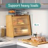 viewcare Large Bread Box for Kitchen Counter With Cutting Board,