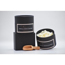 Scoopies Eco Soy Wax Scoopable Melts Highly Scented Vegan No Plastic 120g by Bay Interiors (Vanilla, Cocoa & Nutmeg)