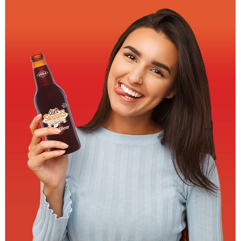 Diet Stewart's Root Beer, 12 fl oz (12 Glass Bottles)