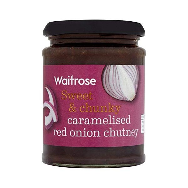 Caramelised Red Onion Chutney Waitrose 350g