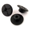 Plastic Nylon Nuts x 10 - 4mm hole & large