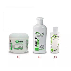 Labonté 3 Vitamina E 150g + 3 Shampoo 250ml + 3 Seda Cristal 120ml