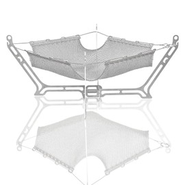 MONORAL MT-0316 Compact Mesh Bonfire Stand, Wireframe Light, 2 (Load Capacity: 6.6 lbs (3 kg), Stainless Steel Mesh Specifications