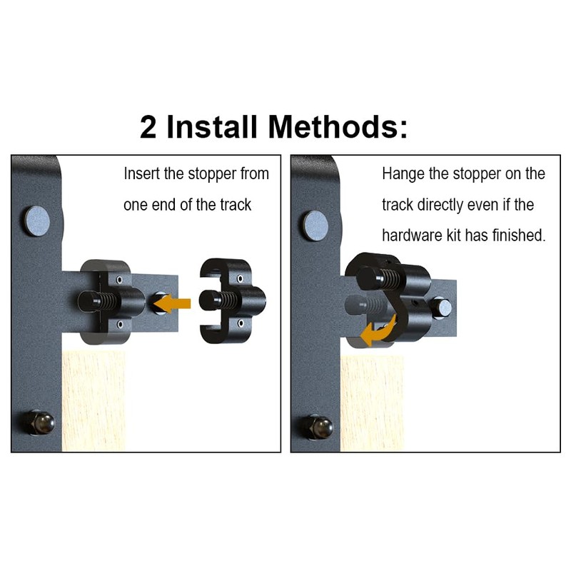 CCJH Sliding Barn Door Stop Upgrade Barn Door Stoppers Hardware