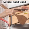 3 Pcs Wooden Spatula, Wooden Spatula for Cooking, Wooden Cooking