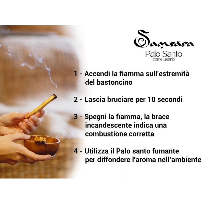 Samsara Palo Santo Sticks - High Quality Sacred Natural Incense