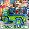 BLmukce Dinosaur Toys for Kids 3-5,Dinosaur Truck with 8 Dinosaur
