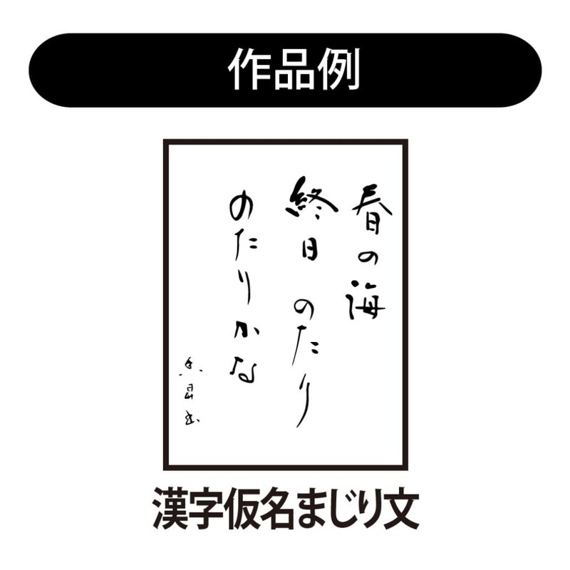 あかしや 書道筆 中筆 澄心 6号 色紙・短冊用 AM-100