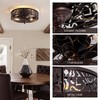 MOOONICHE 20" Ceiling Fan with Light and Remote, Farmhouse Bladeless