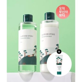 라운드랩 ROUNDLAB [SET] 소나무 진정 시카 토너 250ml + 로션 (+소나무 크림 10ml ) ROUNDLAB [SET] Pine Calming Cica Toner 250ml + Lotion (+ Pine Cream 10ml)