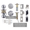 BRINKS Commercial - Keyed Entry Door Knob with Deadbolt Set,