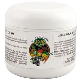 Essence de Beaute Crema facial y corporal con colágeno + vitamina E, 4 onzas