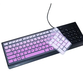Ultra Thin Silicone Keyboard Protective Skin Cover Compatible with Lenovo 510 Wireless Keyboard GX30N81775 4X30M39458 KBRFBU71 EKB-536A SK-8823 ALO730S KU-1601 ALO510/520 (Ombre Purple)