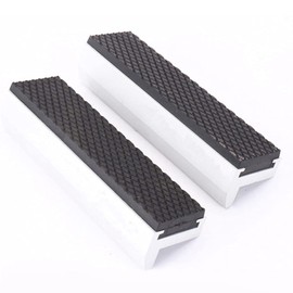 2 x Vice Protective Jaws, Extra Soft Jaw Accessories for Vice Rotatable with Clamping Jaws Width, Jaw Protector, Vice with Magnets for Machine Vice, Tiger Pliers Accessories, 125 mm