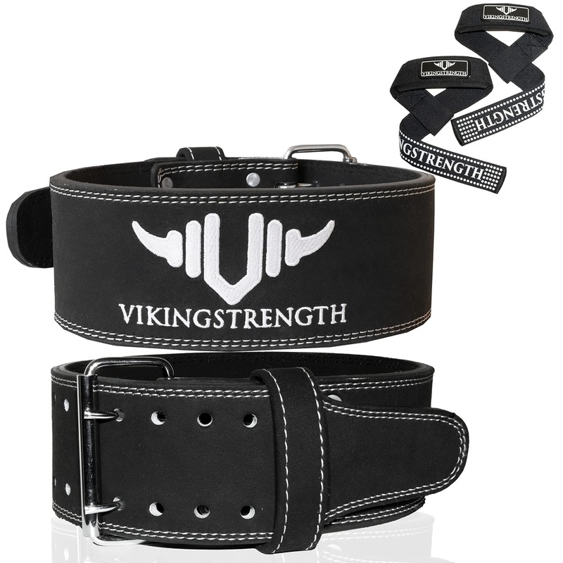 Vikingstrength - Cinturón de levantamiento de pesas de alta calidad