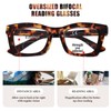ZESAKER Bifocal Reading Glasses for Women Oversized Square Frame Clear