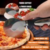 Premium Pizza Cutter Wheel, Stainless Steel Sharp Pizza Slicer,Smooth Rotating