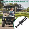 10L0L Golf Cart Blind Plastic Rivets Kit Compatible with Yamaha