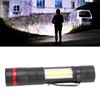 LED Flashlight Multifunction Highlight Telescopic Zoom Rechargeable Waterproof Mini Flashlight