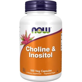 NOW, Colineand Inositol, Non-GMO, Vegan, Gluten-Free, Quality GMP Assured, 100 Capsules