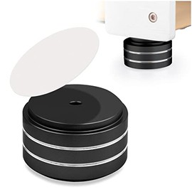 Kalevel HiFi Isolation Pads Aluminum Speaker Isolation Feet Pad Black Speaker Stand Shockproof for Loudspeaker Subwoofers Turntables