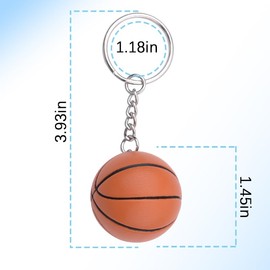 Basketball Keychain Gifts for Basketball Coach Basketball Lover Basketball Party Favors for Women Men Basketball Accessories for Men Women Birthday Gifts for Son Daughter