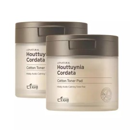 Dajayeon [다자연][랜더스] 다자연 어성초 목화솜 스킨 토너 패드 80매 1+1 [DAJAYEON][Landers] Dajayeon Mugwort Cotton Skin Toner Pads 80 Sheets 1+1