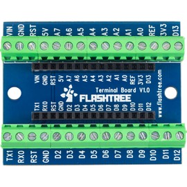 3pcs for Nano Breakout Board Terminal 3.81mm / 0.15" Expansion Shield for Arduino Nano V3.0 AVR ATMEGA328P Module (Blue)