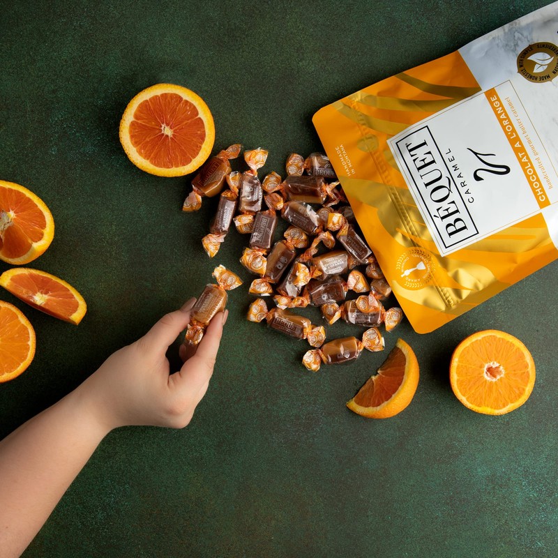 Béquet Caramel - Chocolat A L'Orange - Caramel Candy Individually