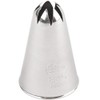 Ateco # 845 - Closed Star Pastry Tip .44'' Opening Diameter- Stainless Steel by Ateco