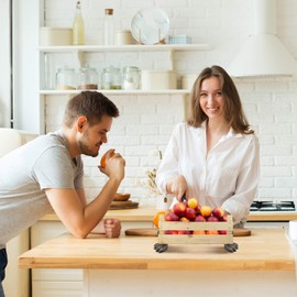 Yardwe 12PCS Antique Brass Box Legs Feet, Decorative Jewelry Box Corner Protector Feet Leg (Bronze)