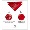 fashionchimp® Unisex Velour Bandana, Made of 100% Cotton, AZO-Free, Pack