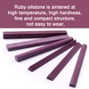 Atoplee 6pcs Grit 3000# Ruby Stone Sharpening Grindstone Whetstone Graver