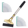 Sets Professional Cleaning Scraper, 4inch Razor Blade Home Long Handle
