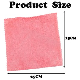 JNGTKL 8PCS Face Cloths/Flannel Face Cloth 25 * 25cm, Soft Baby Wash Cloth, Towels for Bathroom Use, Gentle Skin Shower Wash Cloth, Used for Travel, Gym, Ect (Color Random) ﻿