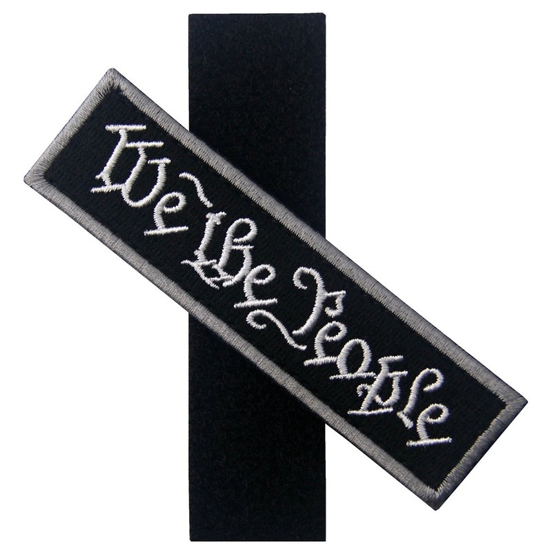 We The People Tactical bordado Morale cierre gancho y lazo