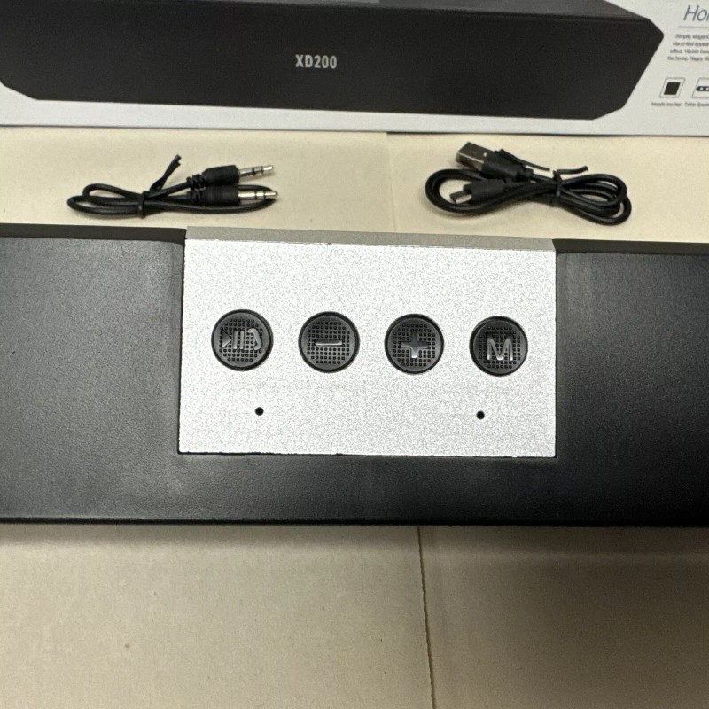 ECPAUTECH XD200 Portable Speaker, Sound Bar, In Black Color With