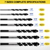 12-PCS Masonry Drill Bit Set & Concrete Drill Bit Set,