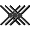 3/Pack Foldable Silicone Trivets, FENGCHEN Folding Trivets, Non-Slip Collapsible Cross