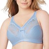 Glamorise - Brasiere de Copa Completa,1003, para Mujer, Azul Claro,