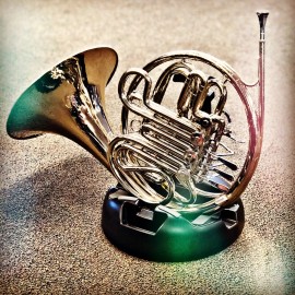 Peak Stands The Dome-French Horn Stand