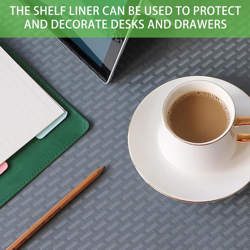 Shelf Liner Drawer Liners Kitchen Refrigerator Mats for Pantry Cabinet