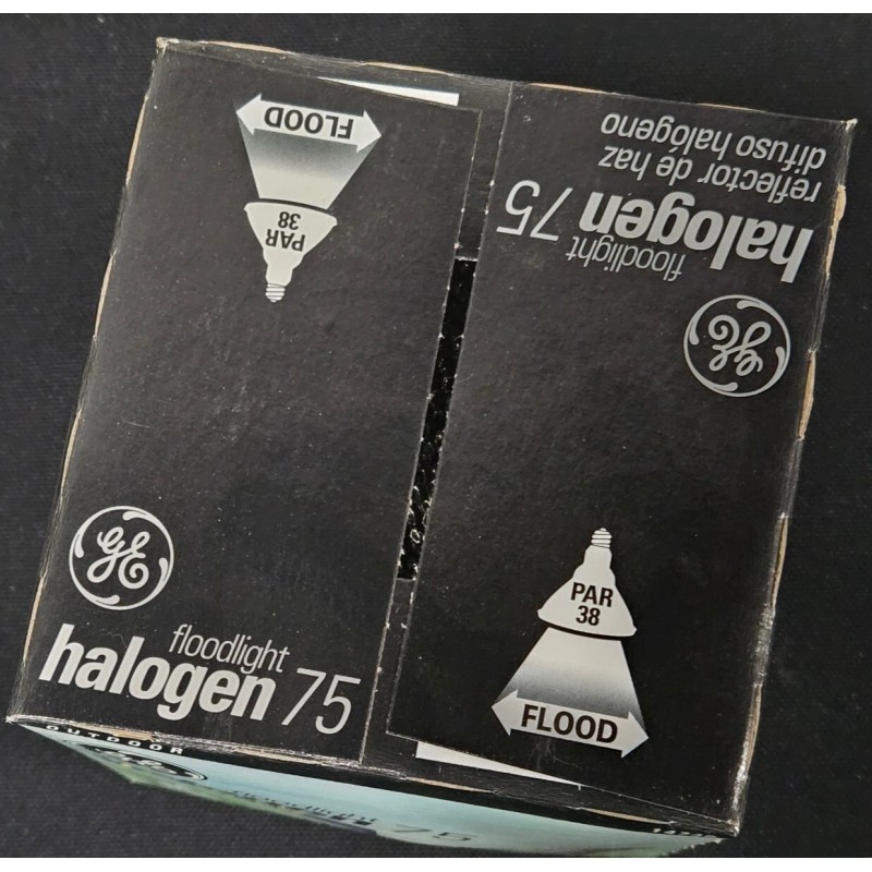 GE 14748 Halogen 75Watt 75w Par 38 1050 Lumens Outdoor